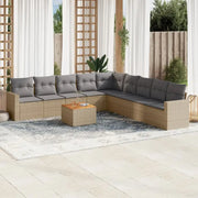 Tuinset met gemengd beige materiaal voor gezellige buitenmomenten - Tuinsets