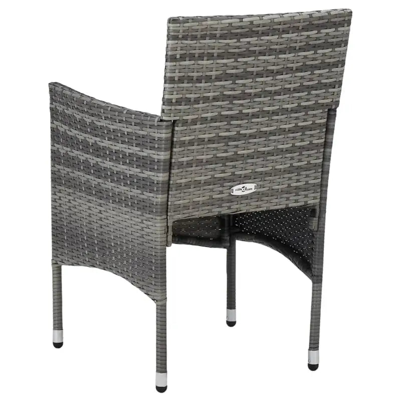 Tuinset met gepoedercoat staal en weerbestendig PE-rattan - Tuinsets