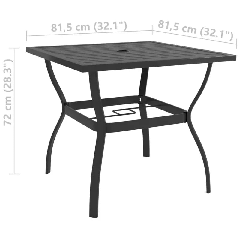 Tuinset met gepoedercoat staal voor een stijlvolle buitenruimte - Tuinsets