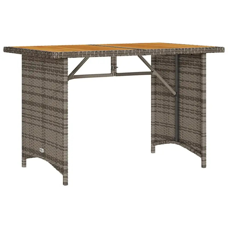 Tuinset met Grijs Materiaal en Gepoedercoat Staal Afmetingen - Tuinsets