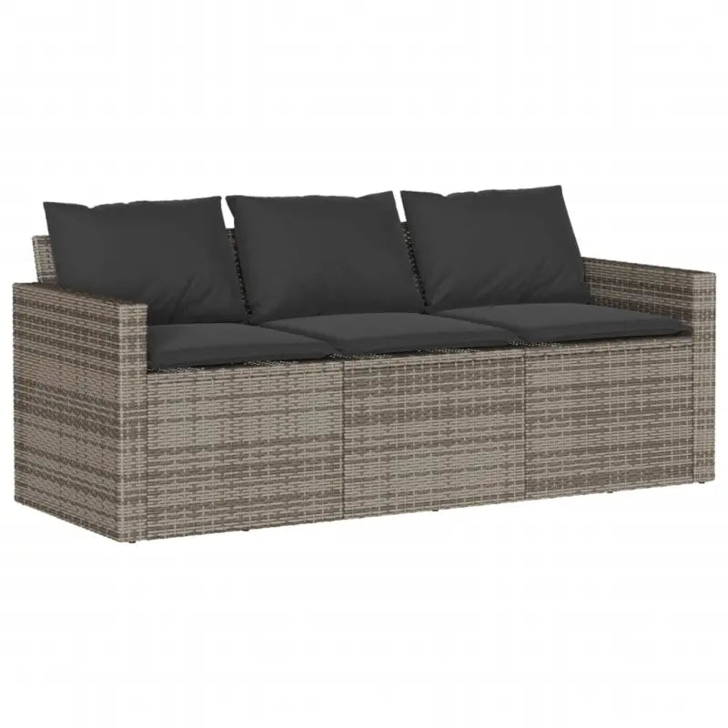Tuinset met Grijs Materiaal en Gepoedercoat Staal Afmetingen - Tuinsets