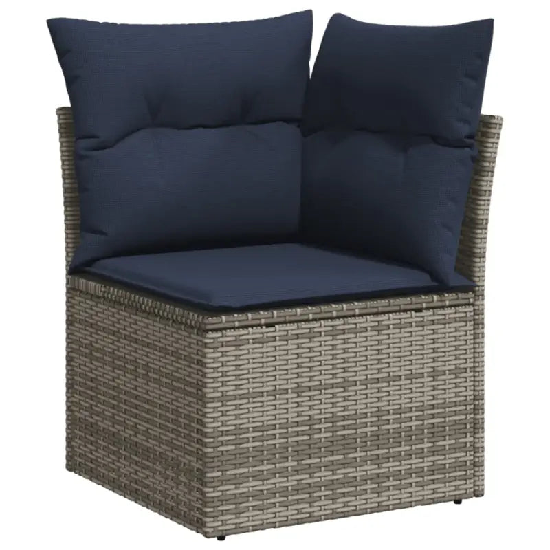 Tuinset met grijs materiaal en gepoedercoat staal voor comfortabel buitenplezier - Grijs - Tuinsets