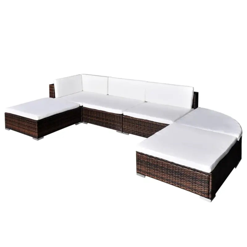 Tuinset met halfrond element voor stijl en functionaliteit in je tuin - Bruin - Tuinsets