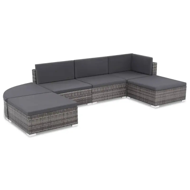 Tuinset met halfrond element voor stijl en functionaliteit in je tuin - Grijs - Tuinsets