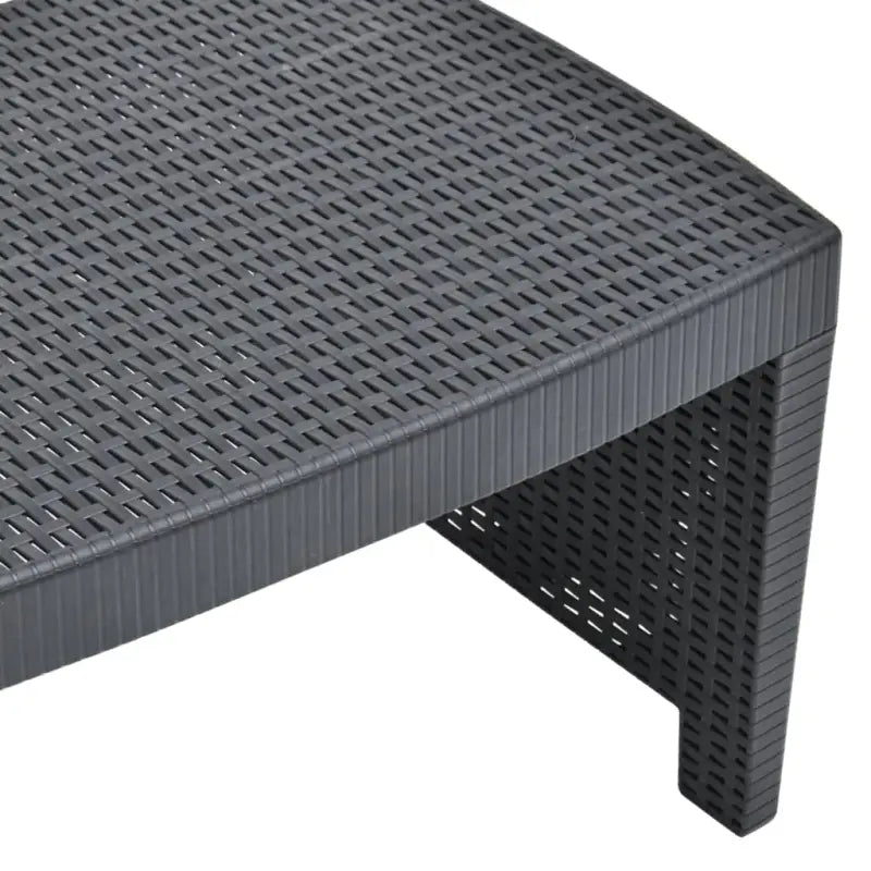 Tuinset met kunststof materiaal voor buiten met levering bevat - Tuinsets