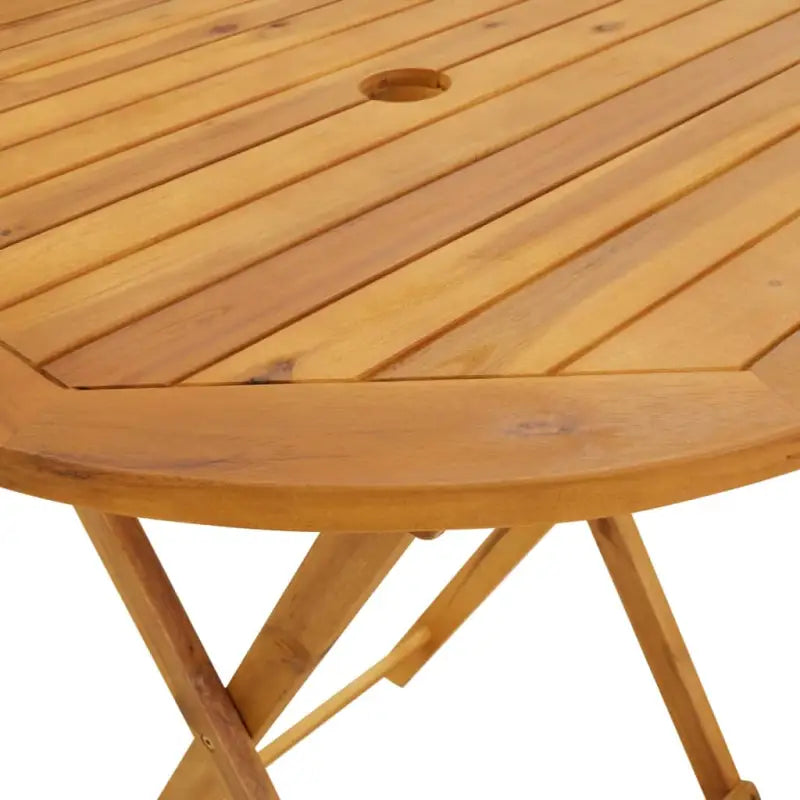 Tuinset met massief acaciahout en poly rattan voor in de tuin - Tuinsets