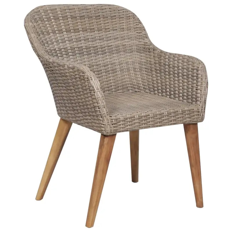 Tuinset met massief acaciahout voor een stijlvolle buitenruimte - Bruin - Tuinsets