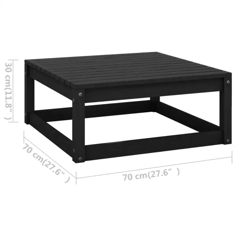 Tuinset met massief grenenhout en comfortabele rug- zijkussen - Tuinsets