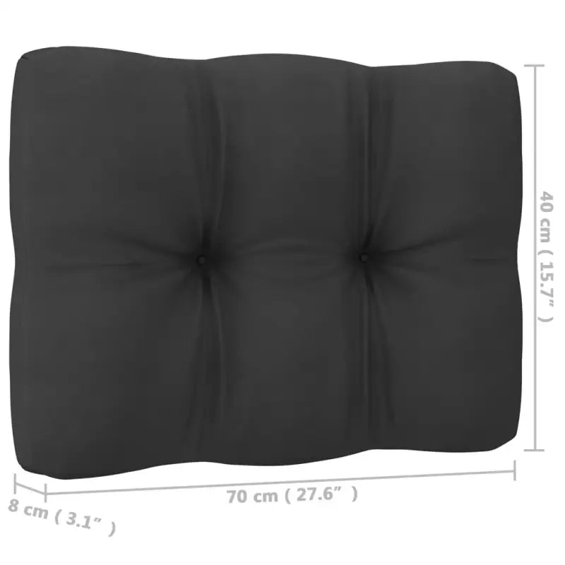 Tuinset met massief grenenhout en comfortabele rug- zijkussen - Tuinsets