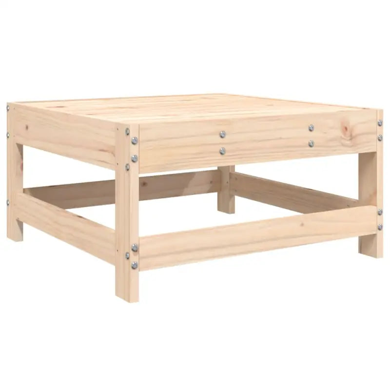 Tuinset met massief grenenhout en voetenbank salontafel - Tuinsets