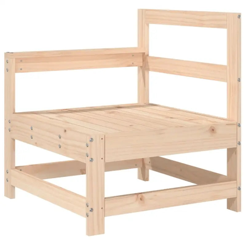 Tuinset met massief grenenhout en voetenbank salontafel - Tuinsets