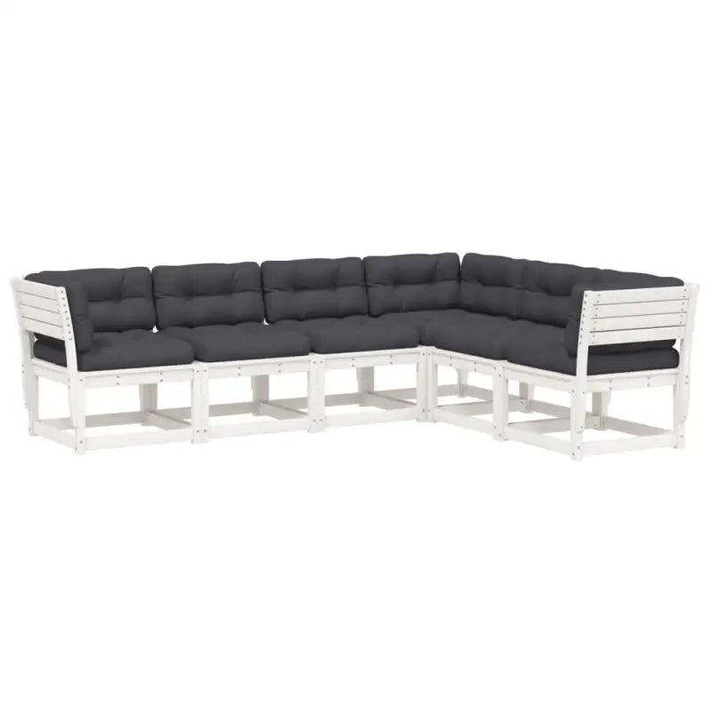 Tuinset met massief grenenhout voor een comfortabele zitervaring - Tuinsets
