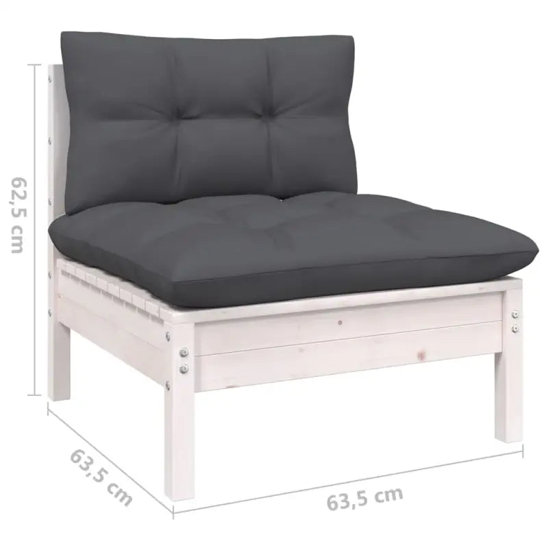 Tuinset met massief grenenhout voor ontspanning en gezelligheid - Tuinsets