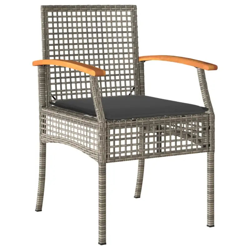Tuinset met poly rattan en comfortabele zitervaring voor balkon of tuin - Tuinsets