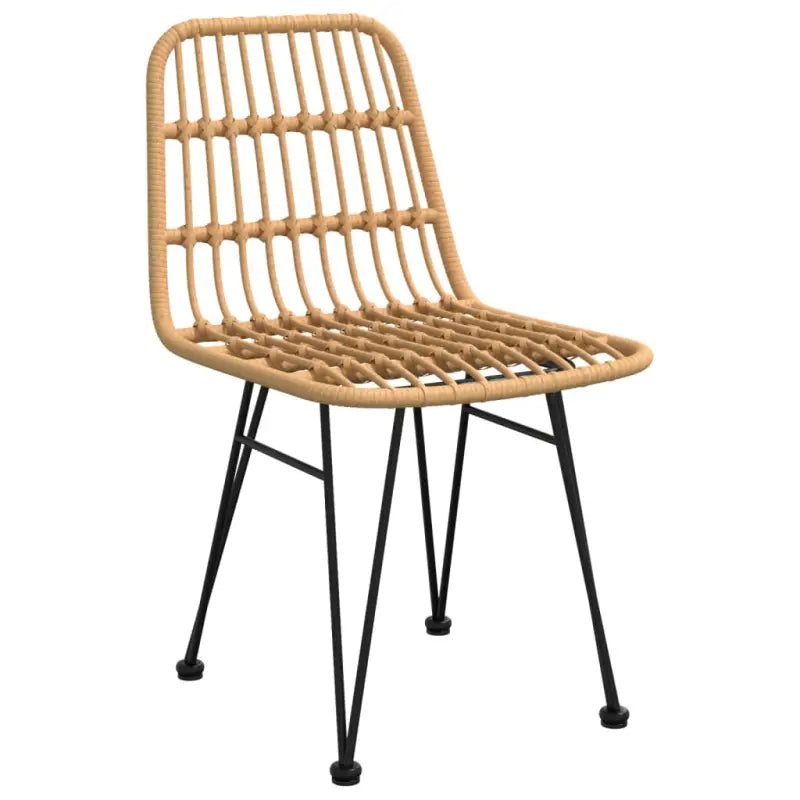 Tuinset met poly rattan en gehard glas voor eenvoudig schoonmaken - Tuinsets