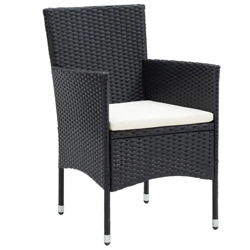 Tuinset met poly rattan en gehard glas voor stijlvolle buitenruimte - Tuinsets