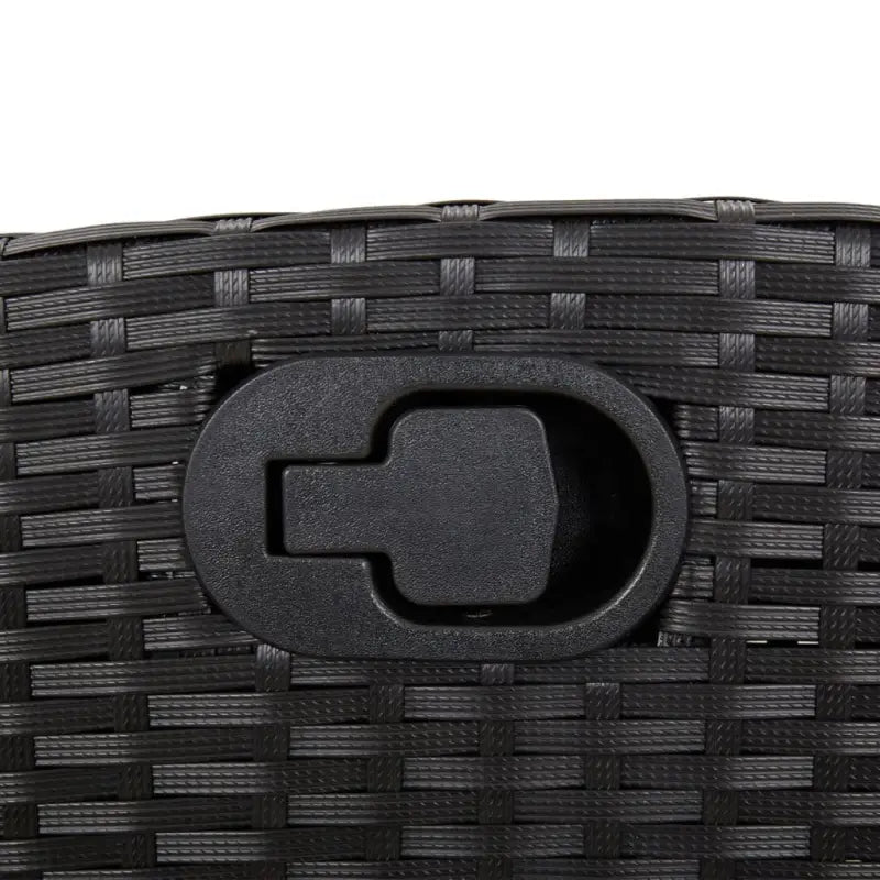 Tuinset met poly rattan en gemakkelijk schoon gehard glas - Tuinsets