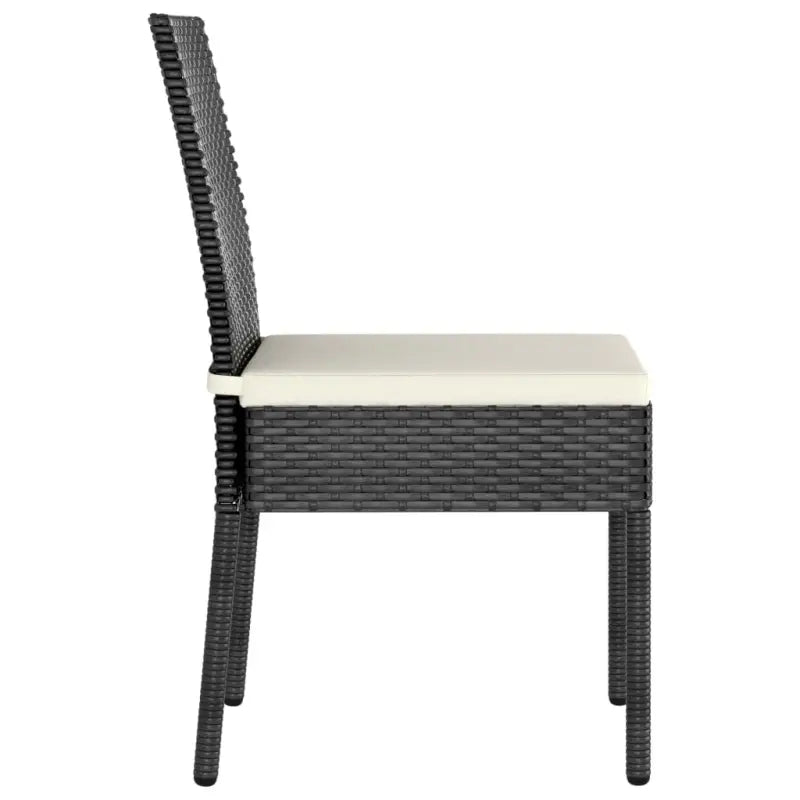 Tuinset met poly rattan en gepoedercoat staal voor buitengebruik - Tuinsets