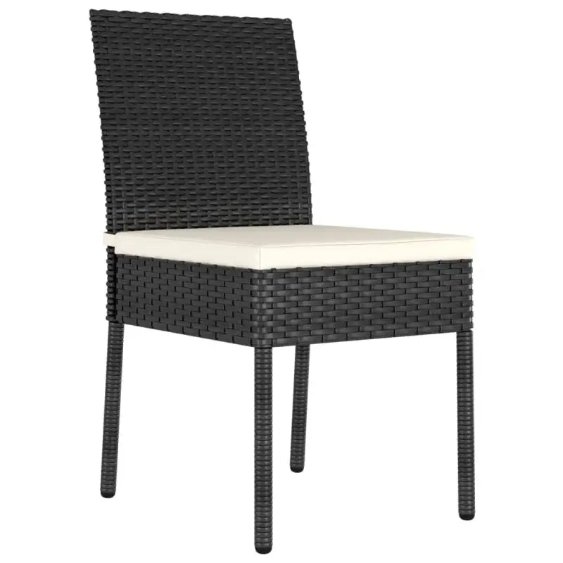 Tuinset met poly rattan en gepoedercoat staal voor buitengebruik - Tuinsets