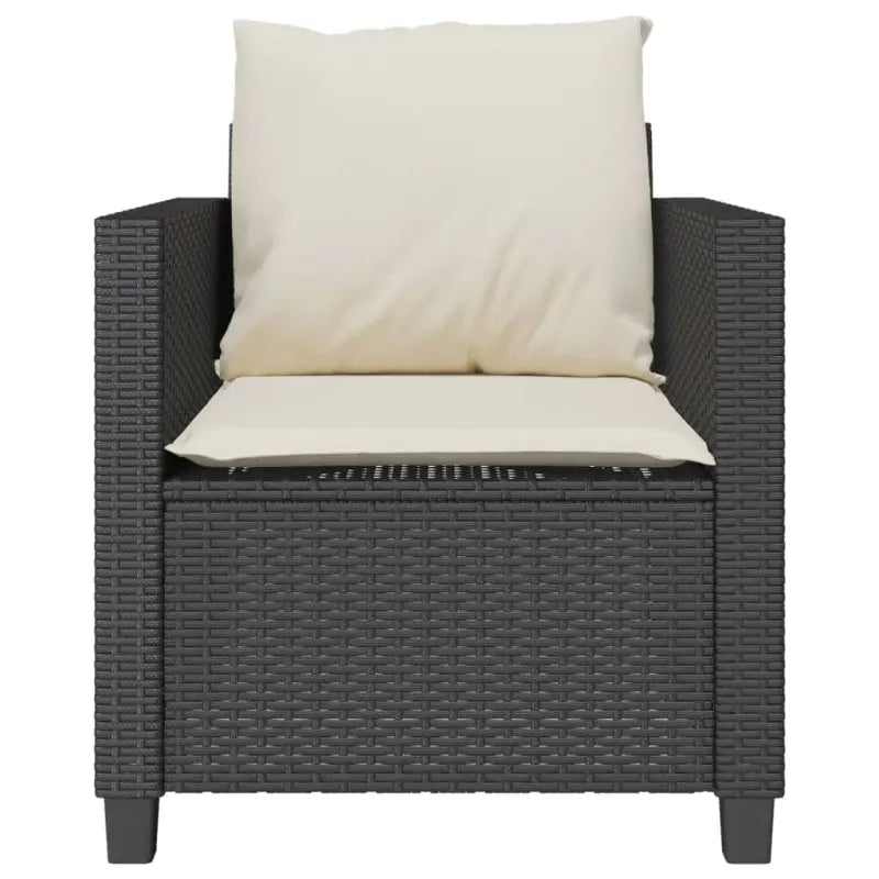 Tuinset met poly rattan en gepoedercoat staal voor buitenplezier - Tuinsets