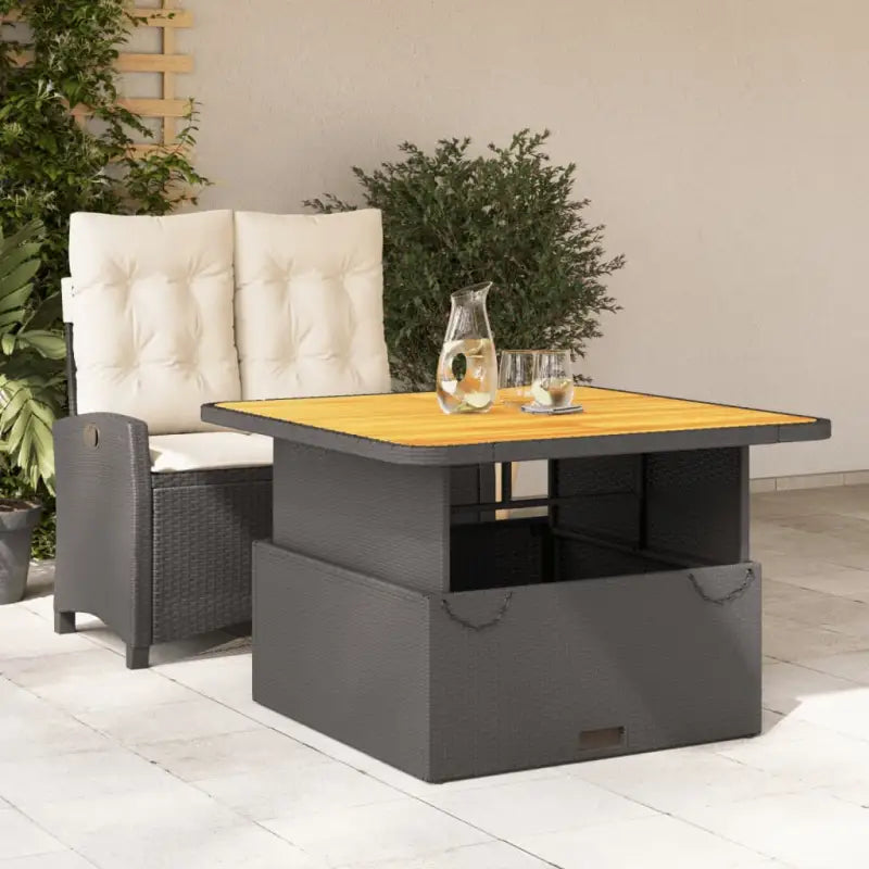 Tuinset met poly rattan en wasbare hoes voor een comfortabele zitervaring - Tuinsets