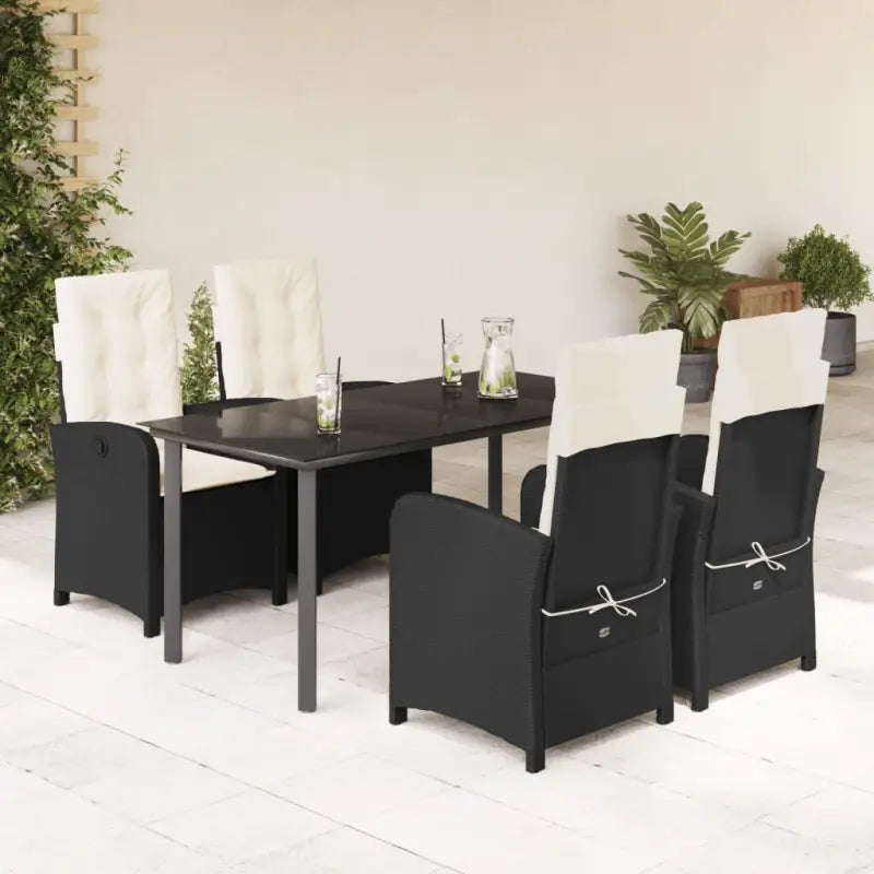 Tuinset met poly rattan voor comfortabele zitervaring en gemakkelijk schoonmaken - Tuinsets