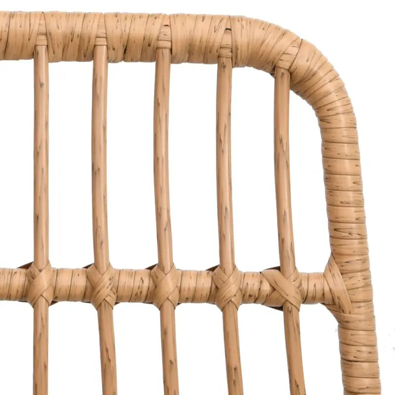 Tuinset met poly rattan voor een mooie uitstraling en eenvoudig schoonmaken - Bruin - Tuinsets