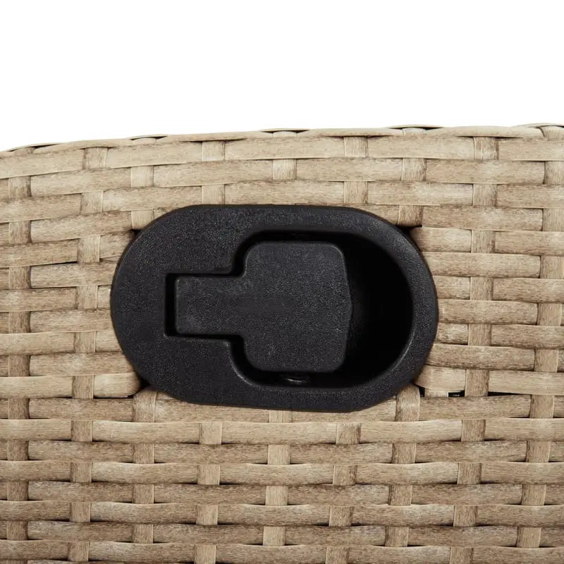 Tuinset met poly rattan voor gemakkelijke schoon en comfortabele zitervaring - Tuinsets