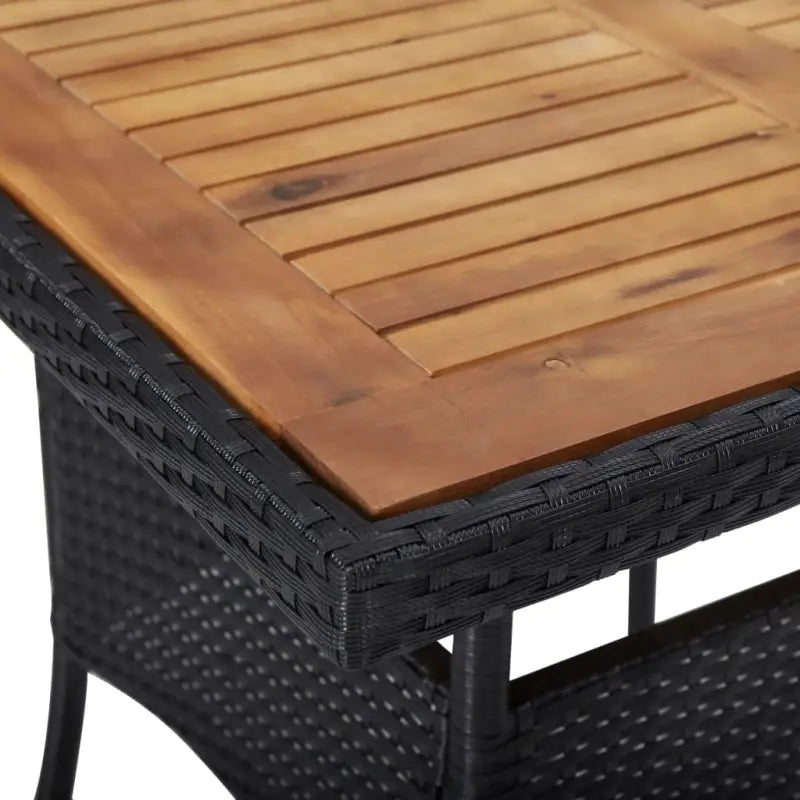 Tuinset met stalen frame voor een stijlvolle tuinruimte levering bevat - Zwart - Tuinsets