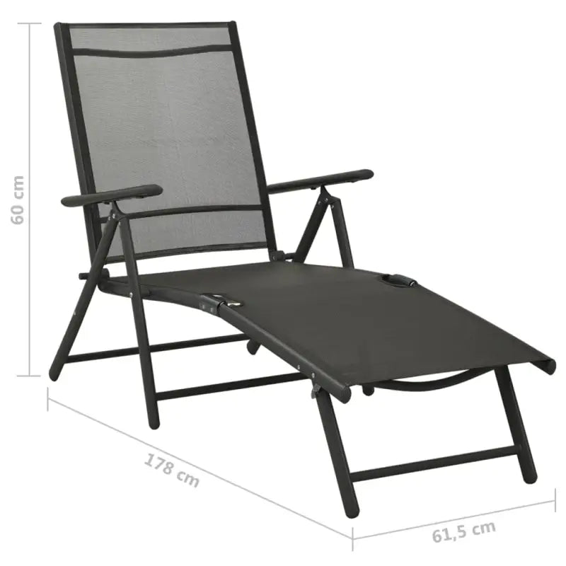 Tuinset met voetensteun en tafel voor comfortabel relaxen en dineren - Tuinsets