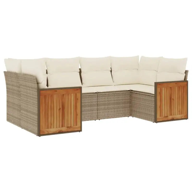 Tuinset met waterdichte zak en beige materiaal van gepoedercoat staal - Tuinsets