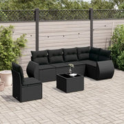 Tuinset met zwart materiaal en gepoedercoat staal voor buitenplezier - Tuinsets