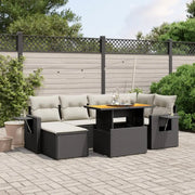 Tuinset met zwart materiaal en gepoedercoat staal voor buitenplezier - Tuinsets