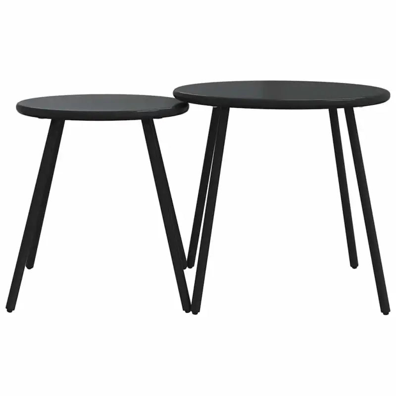 Tuinset met zwart materiaal en gepoedercoat staal voor buitenplezier - Tuinsets