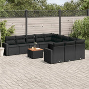 Tuinset met zwart materiaal en gepoedercoat staal voor gezellige buitenruimte - Tuinsets
