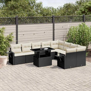 Tuinset met zwart materiaal en gepoedercoat staal voor jouw tuin of terras - Tuinsets