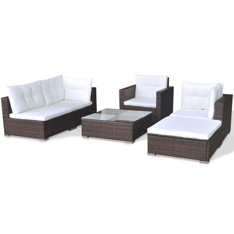 Tuinset Rattan Loungeset levering bevat voor alle seizoenen - Tuinsets