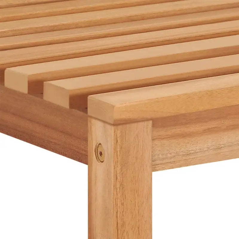 Tuinset van fijn geschuurd hard teakhout voor een moderne look - Tuinsets
