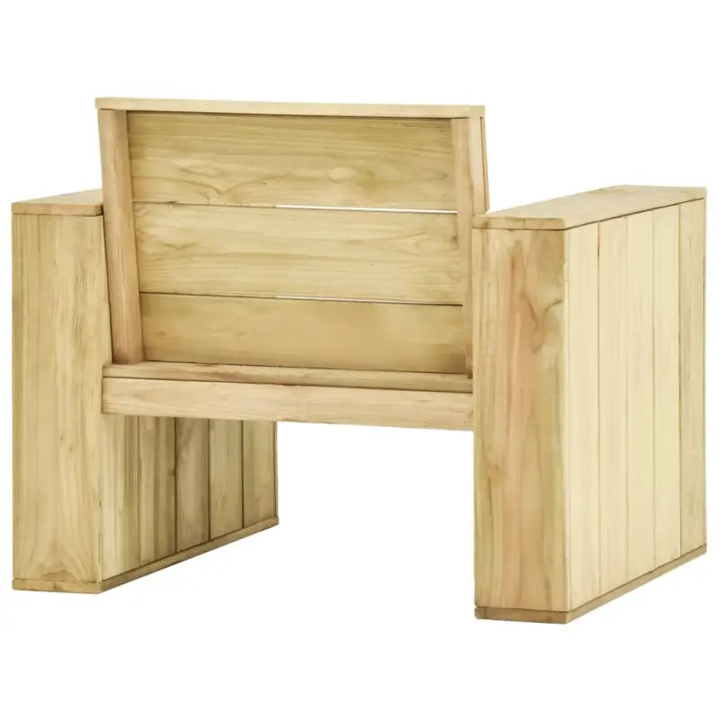 Tuinset van geïmpregneerd grenenhout voor terras en tuinplezier - Tuinsets