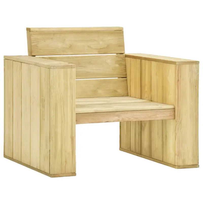 Tuinset van geïmpregneerd grenenhout voor terras en tuinplezier - Tuinsets