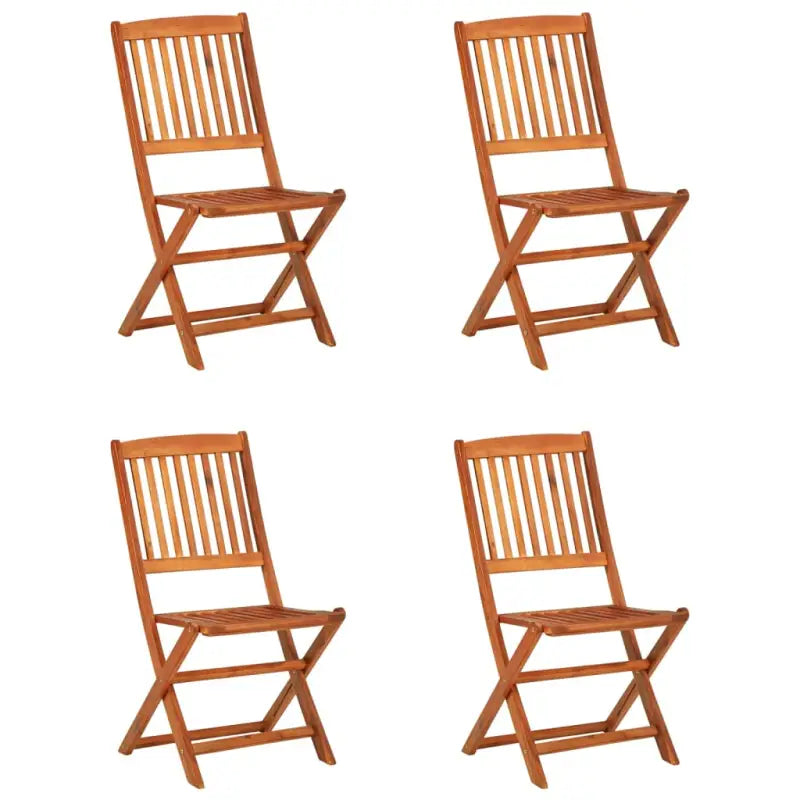 Tuinset van massief acaciahout met olieafwerking en ruime afmetingen - Tuinsets
