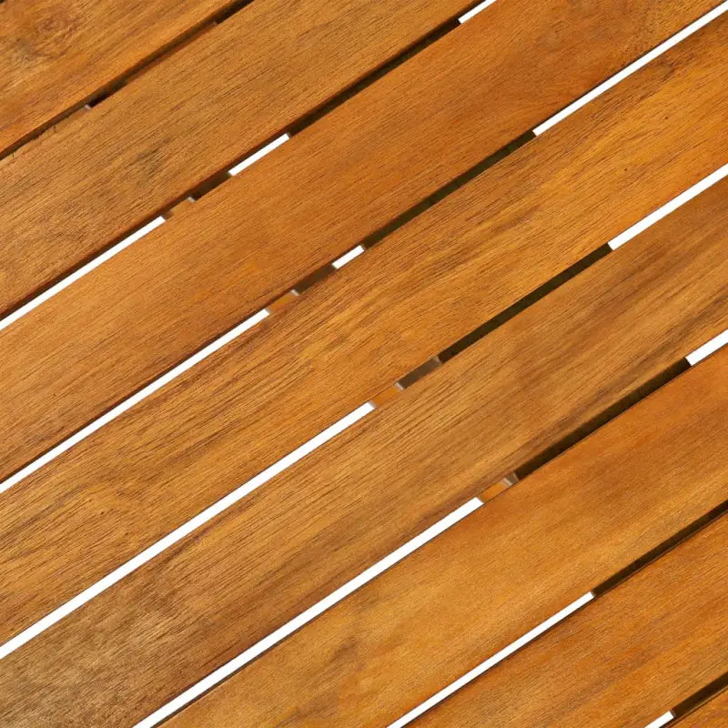 Tuinset van massief acaciahout met olieafwerking en ruime afmetingen - Tuinsets