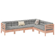 Tuinset van massief Douglas vurenhout voor comfortabel buitenplezier - Tuinsets