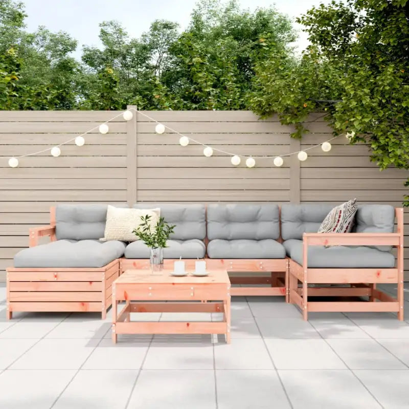 Tuinset van massief douglas vurenhout voor gezellige buitenruimtes - Tuinsets