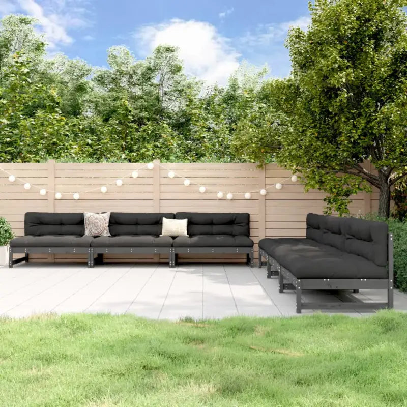 Tuinset van massief grenenhout voor gezellige tuin of terras bijeenkomsten - Tuinsets