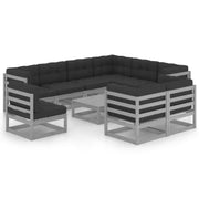 Tuinset van massief grenenhout voor ontspannen buitenmomenten - Tuinsets