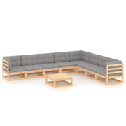 Tuinset van massief grenenhout voor ontspannen buitenmomenten - Tuinsets