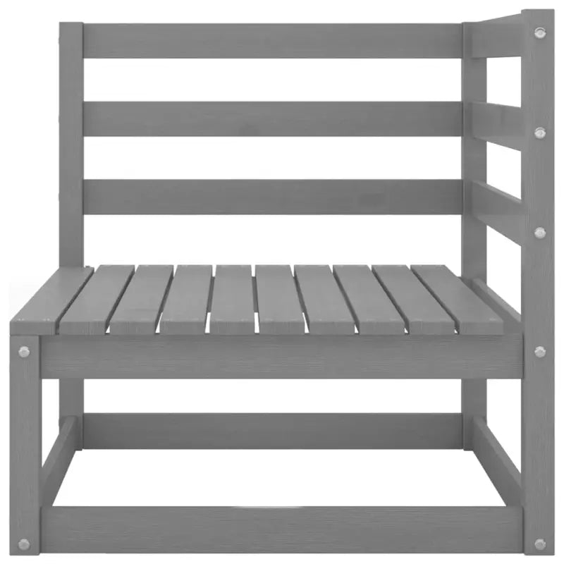 Tuinset van massief grenenhout voor ontspannen buitenplezier - Tuinsets