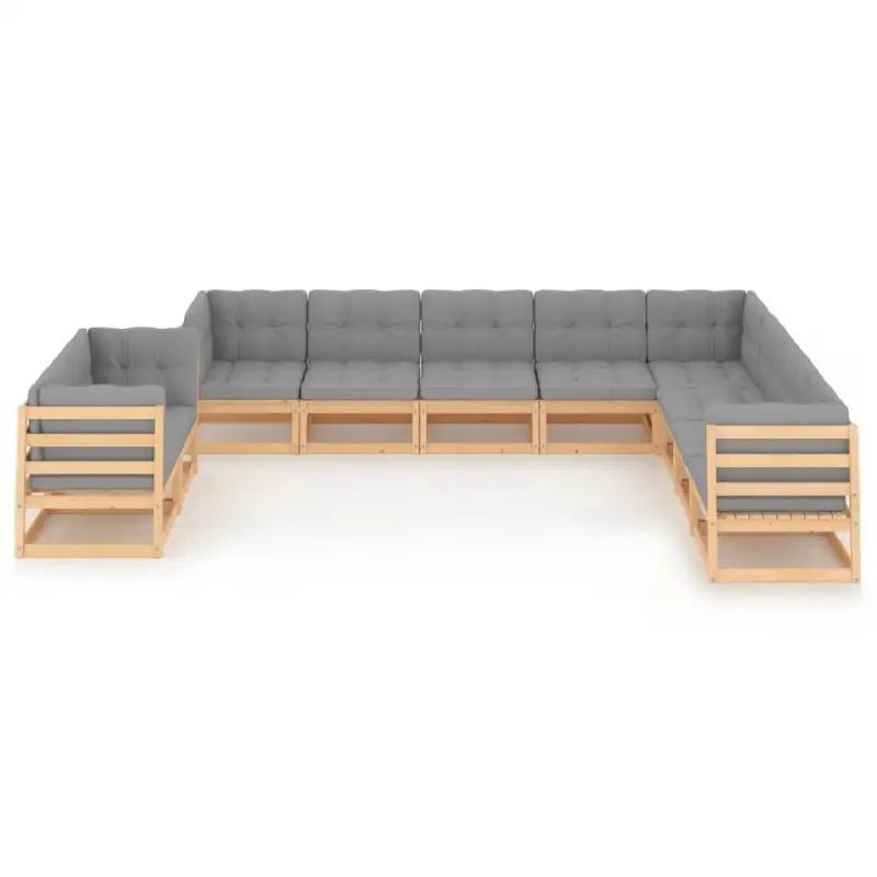 Tuinset van massief grenenhout voor ontspanning en gezelligheid - Tuinsets