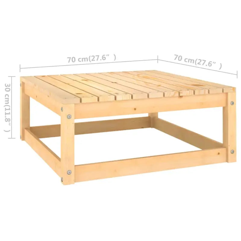 Tuinset van massief grenenhout voor ontspanning en gezelligheid - Tuinsets